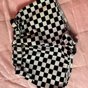 Checkerboard Shorts, Forever21, Size Medium